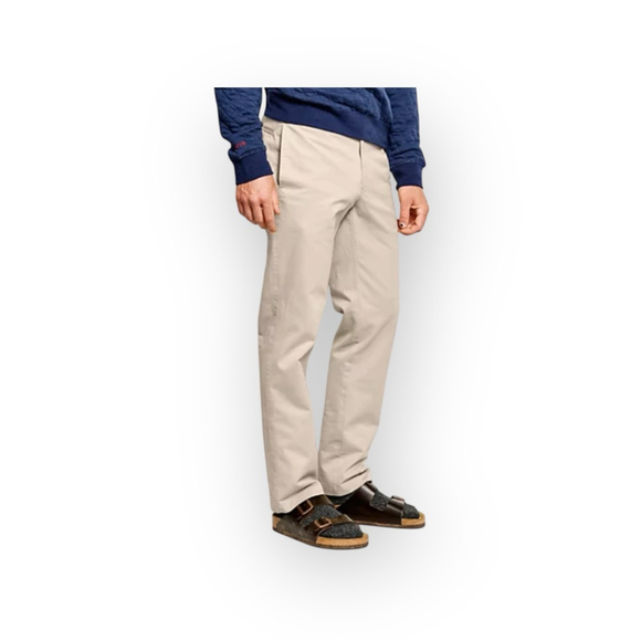 Orvis Mens Ultimate Khakis Trim Fit Plain-Front Pants Size 34x30​ - Picture 1 of 6